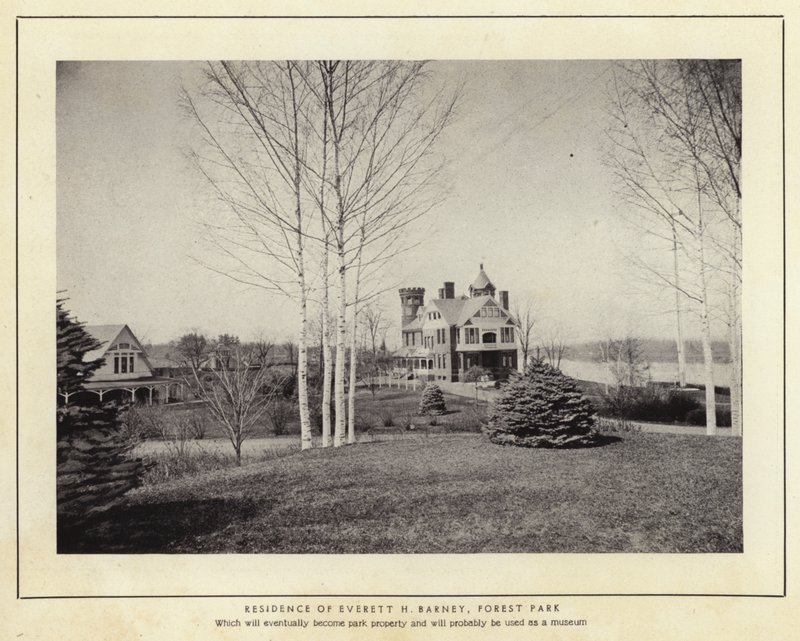 Springfield, Massachusetts: Everett H Barney Konutu, Forest Park (s/b fotoğraf) by American Photographer (after)
