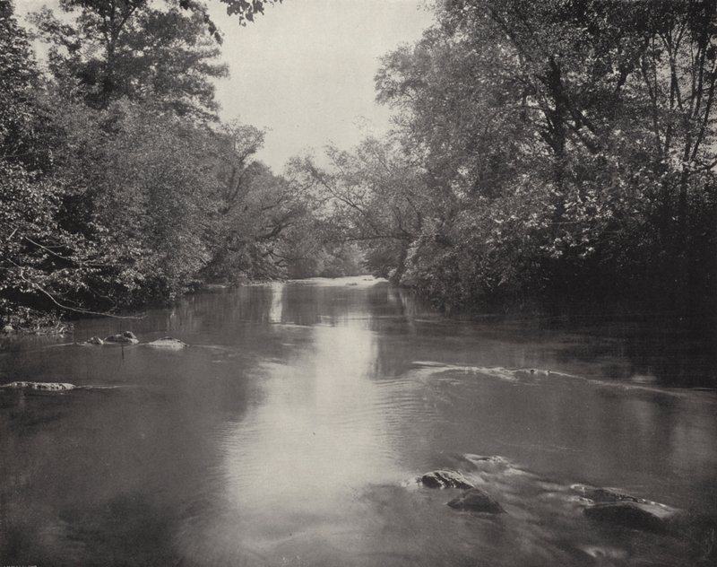 Swannanoa Nehri, Kuzey Karolina (s/b fotoğraf) by American Photographer (after)