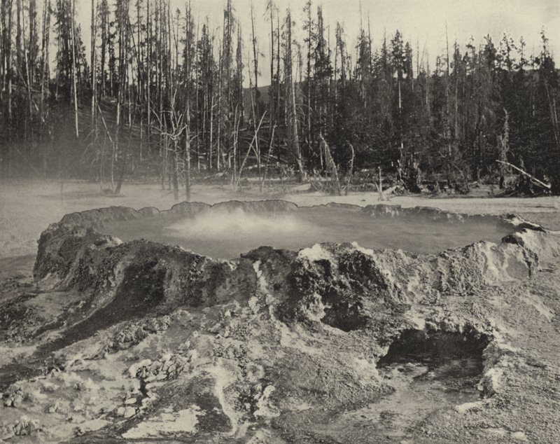 Punch Bowl, Yellowstone Ulusal Parkı (s/b fotoğraf) by American Photographer (after)