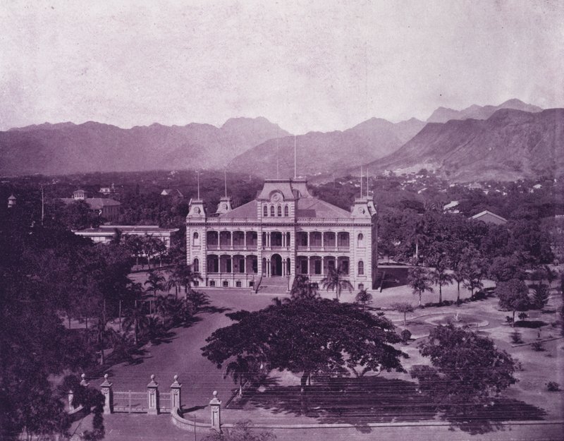 Kraliyet Sarayı, Hawaii (s/b fotoğraf) by American Photographer (after)
