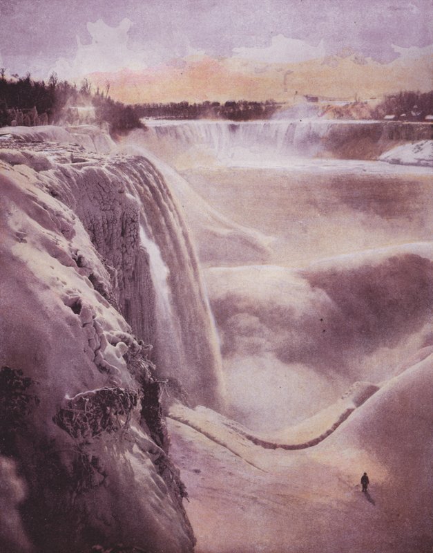 Niagara'da Kış (renkli fotoğraf) by American Photographer (after)