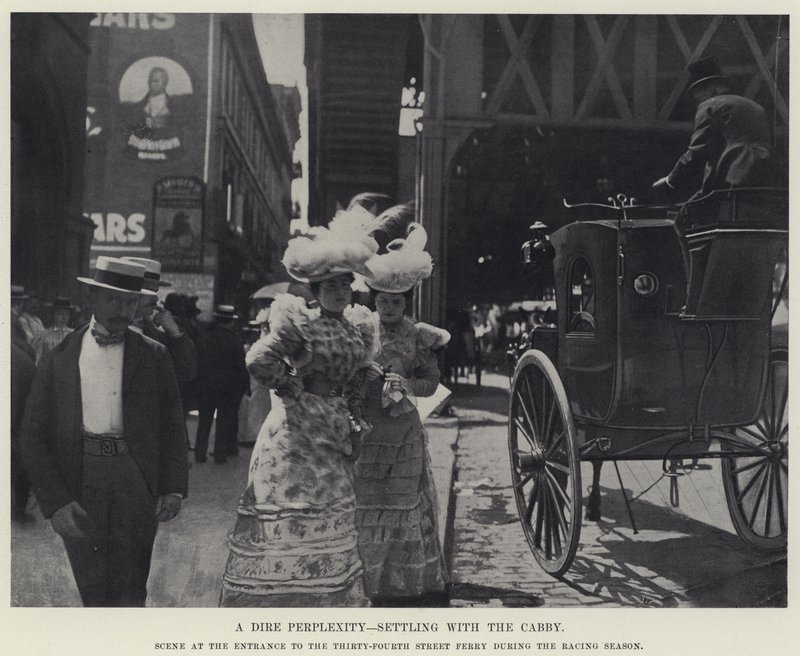 Bir Dier Karışıklık, Taksiciyle Anlaşmak (s/b fotoğraf) by American Photographer