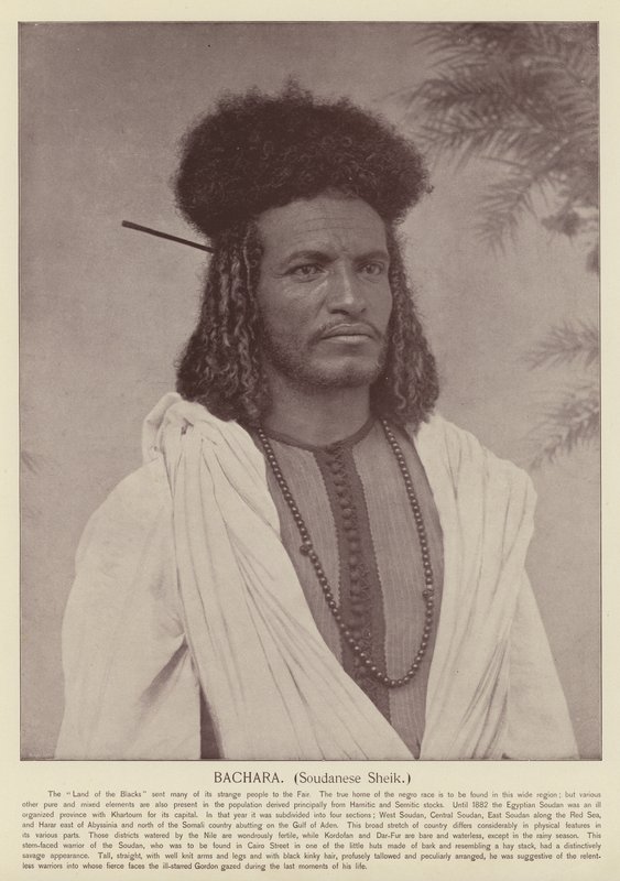 Bachara, Sudan Şeyhi by American Photographer