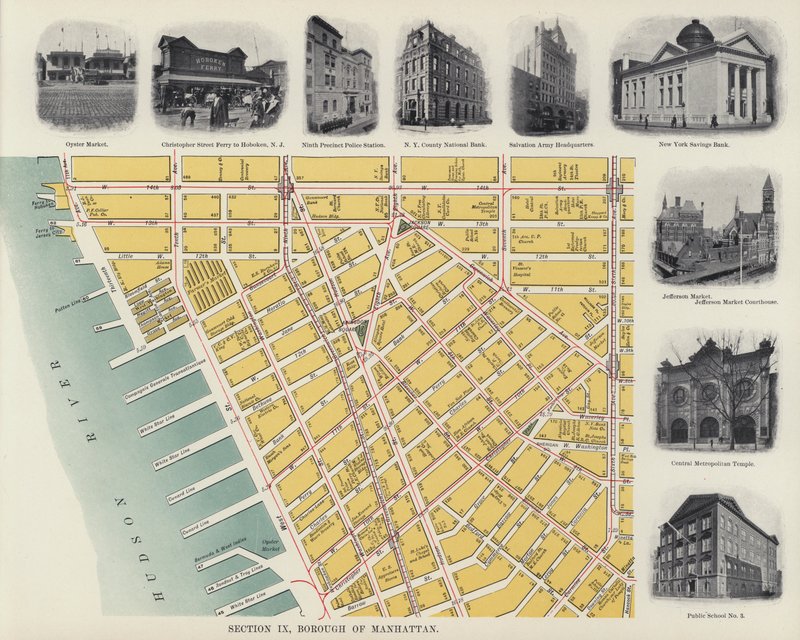 Manhattan İlçesi (s/b fotoğraf) by American Photographer