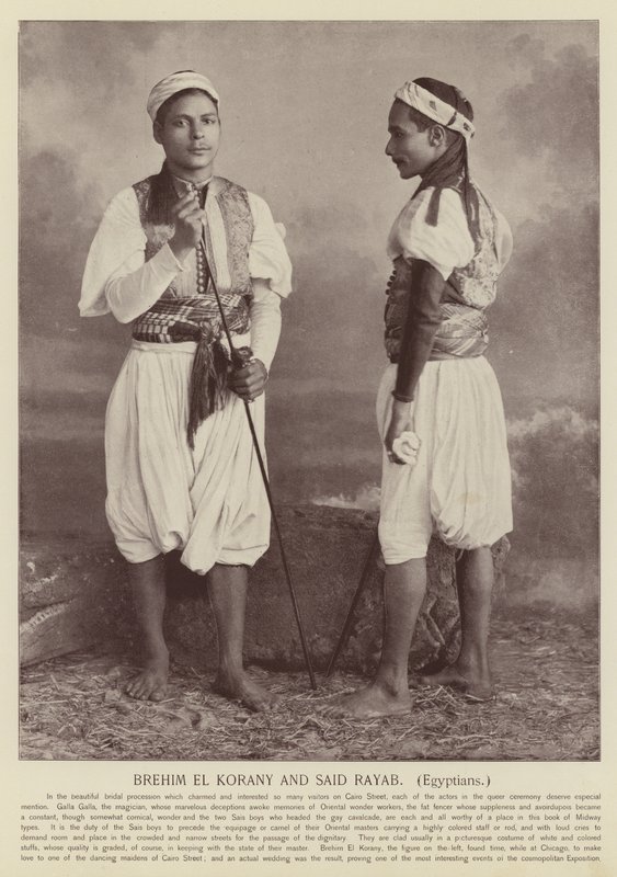Brehim El Korany ve Said Rayab, Mısırlılar by American Photographer