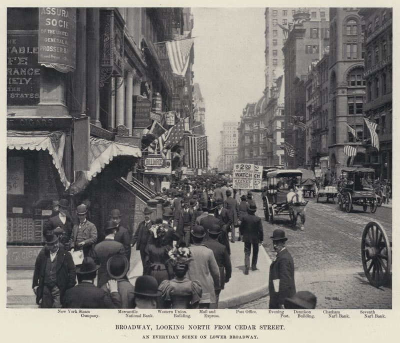 Broadway, Cedar Street