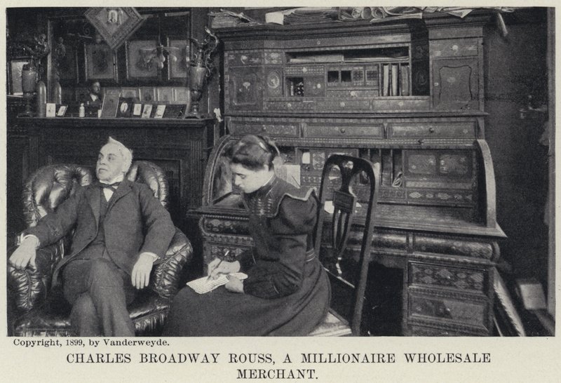 Charles Broadway Rouss, Milyoner Toptancı Tüccar (s/b fotoğraf) by American Photographer