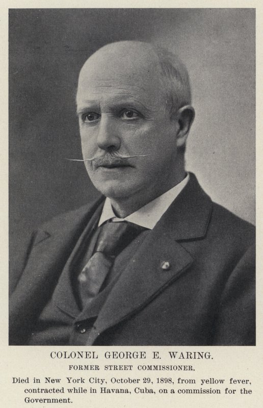 Albay George E Waring, Eski Sokak Komiseri (s/b fotoğraf) by American Photographer