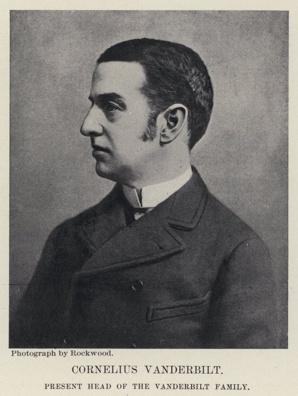 Cornelius Vanderbilt (s/b fotoğraf) by American Photographer