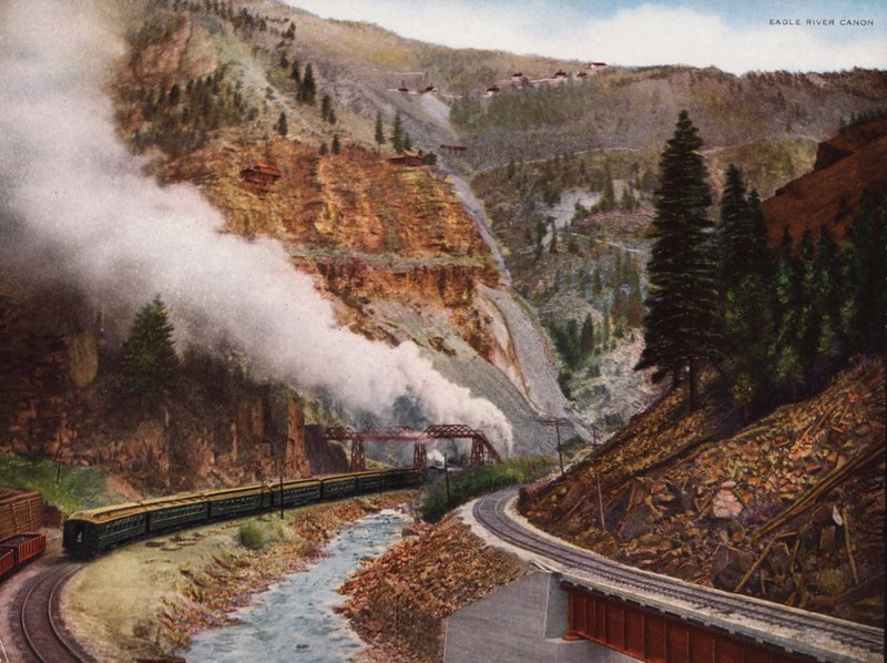 Eagle River Canon (renkli fotoğraf) by American Photographer
