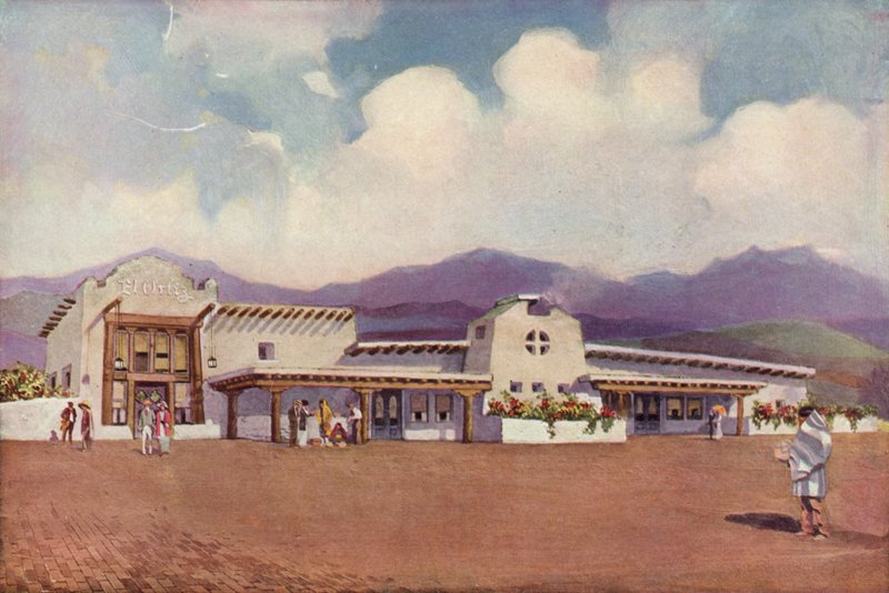 El Ortiz, Lamy, New Mexico (renkli fotoğraf) by American Photographer