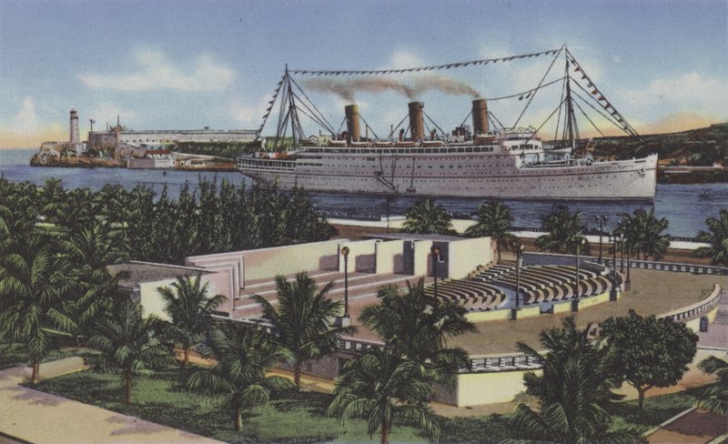 Entrada al Puerto, Anfiteatro, Liman Girişi, Amfitiyatro (renkli fotoğraf) by American Photographer