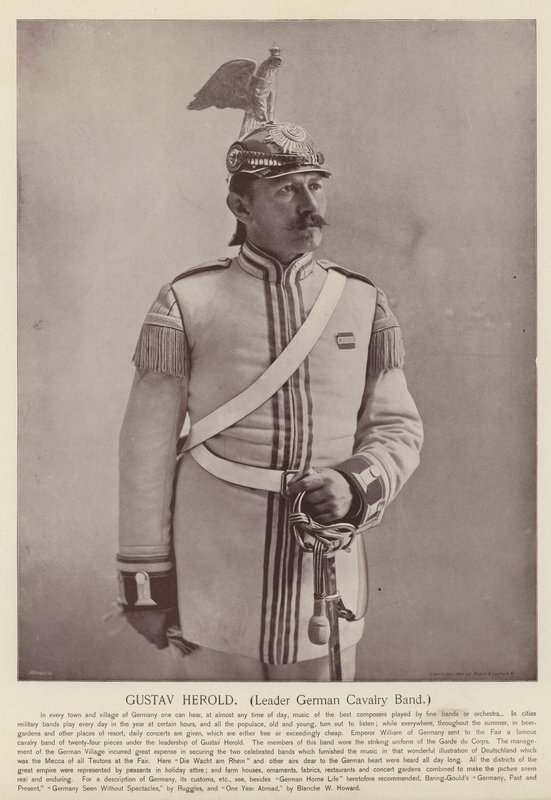 Gustav Herold, Lider Alman Süvari Birliği by American Photographer