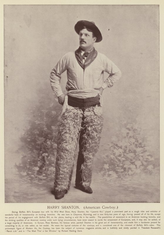Harry Shanton, Amerikan Kovboyu by American Photographer