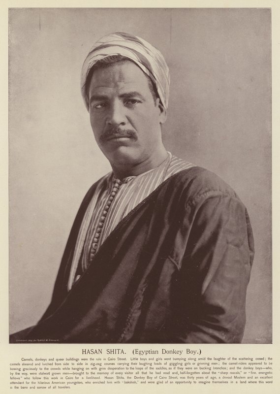 Hasan Shita, Mısırlı Eşek Çocuk by American Photographer