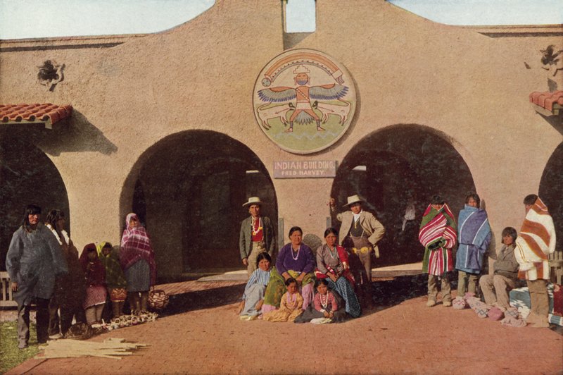 Indian Building, Albuquerque, New Mexico (renkli fotoğraf) by American Photographer