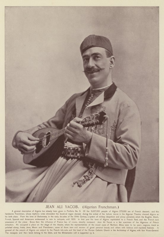 Jean Ali Yakob, Cezayirli Fransız by American Photographer