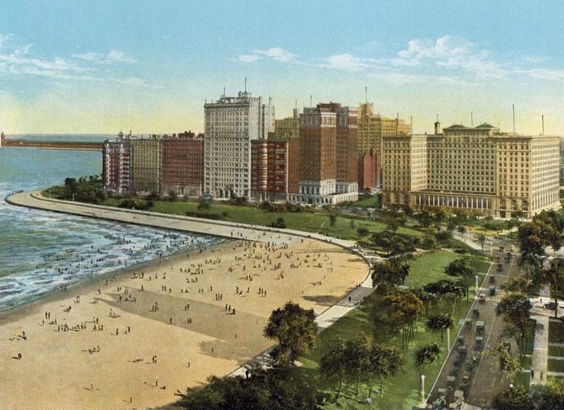 Lake Shore Drive (renkli fotoğraf) by American Photographer