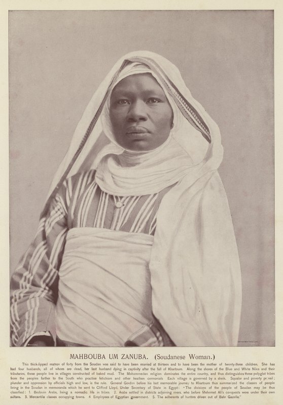Mahbouba Um Zanuba, Sudanlı Kadın by American Photographer