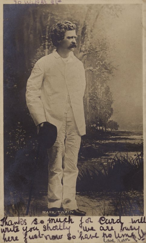 Mark Twain (1835-1910), Amerikalı yazar by American Photographer