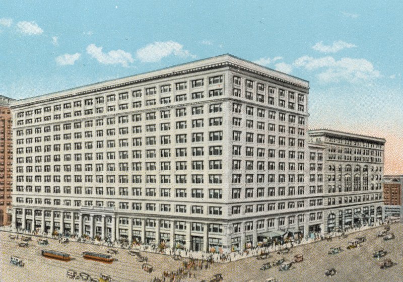 Marshall Field and Company Perakende Mağazası, Eyalet ve Washington (renkli fotoğraf) by American Photographer