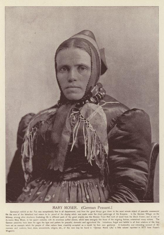 Mary Moser, Alman Köylü by American Photographer