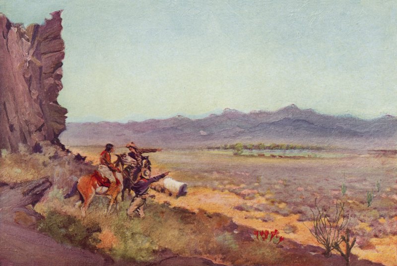 Çölde Serap, Arizona (renkli fotoğraf) by American Photographer