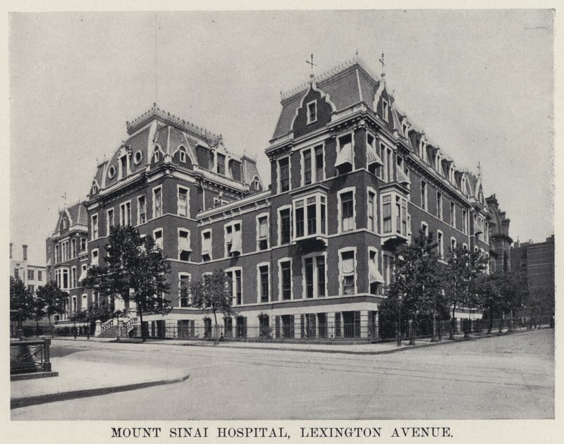 Mount Sinai Hastanesi, Lexington Bulvarı (s/b fotoğraf) by American Photographer