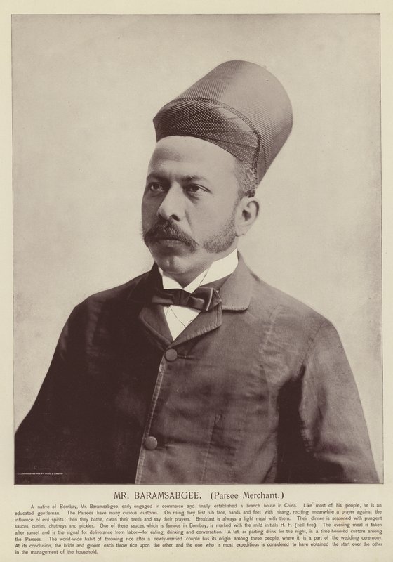 Bay Baramsabgee, Parsee Tüccarı by American Photographer
