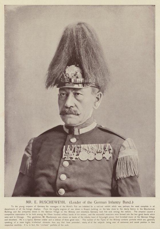 Bay E Ruscheweyh, Alman Piyade Birliği Lideri by American Photographer