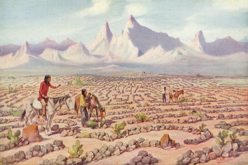 Mojave Kızılderililerinin Mistik Labirenti, Needles, California (renkli fotoğraf) by American Photographer