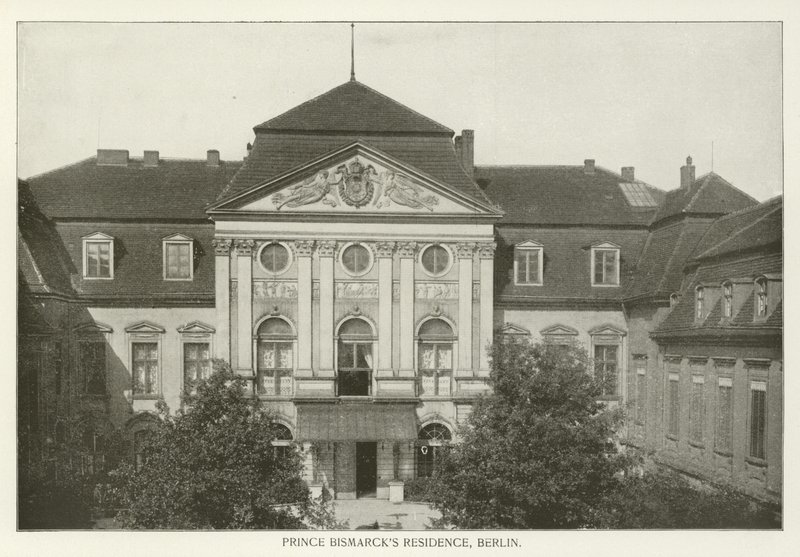 Prince Bismarcks Residence, Berlin (siyah beyaz fotoğraf) by American Photographer