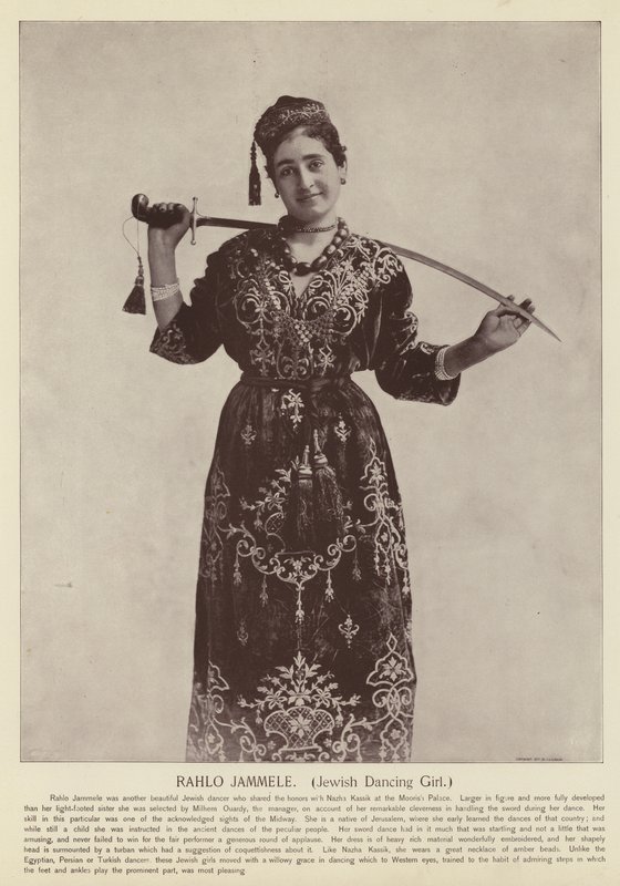 Rahlo Jammele, Yahudi Dansçı Kız by American Photographer