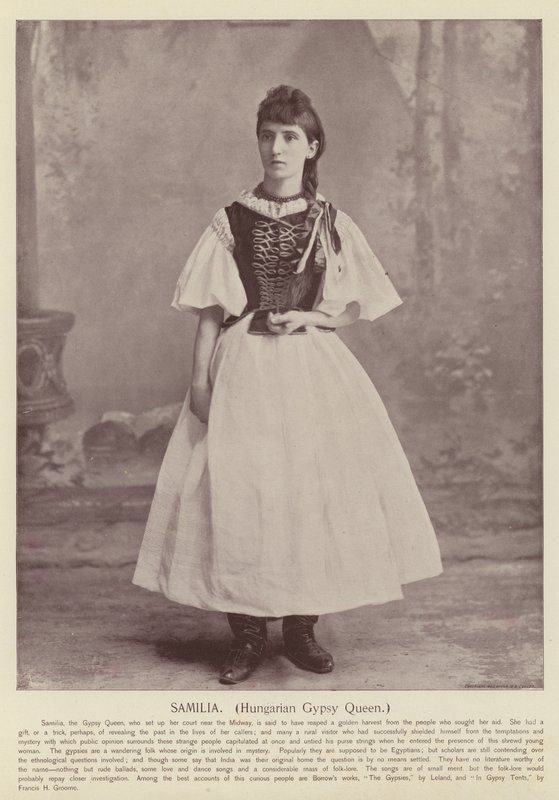 Samilia, Macar Çingene Kraliçesi by American Photographer