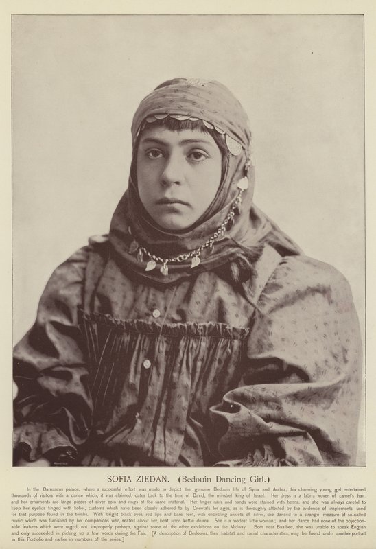 Sofia Ziedan, Bedevi Dans Eden Kız by American Photographer