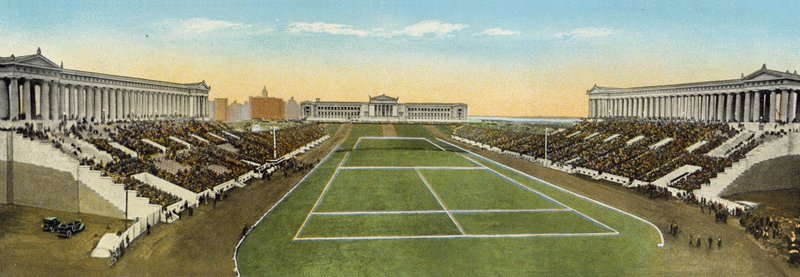 Soldiers Field ve New Field Müzesi (renkli fotoğraf) by American Photographer