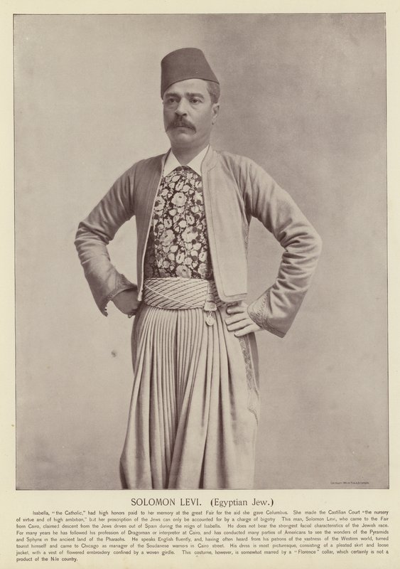 Solomon Levi, Mısır Yahudisi by American Photographer