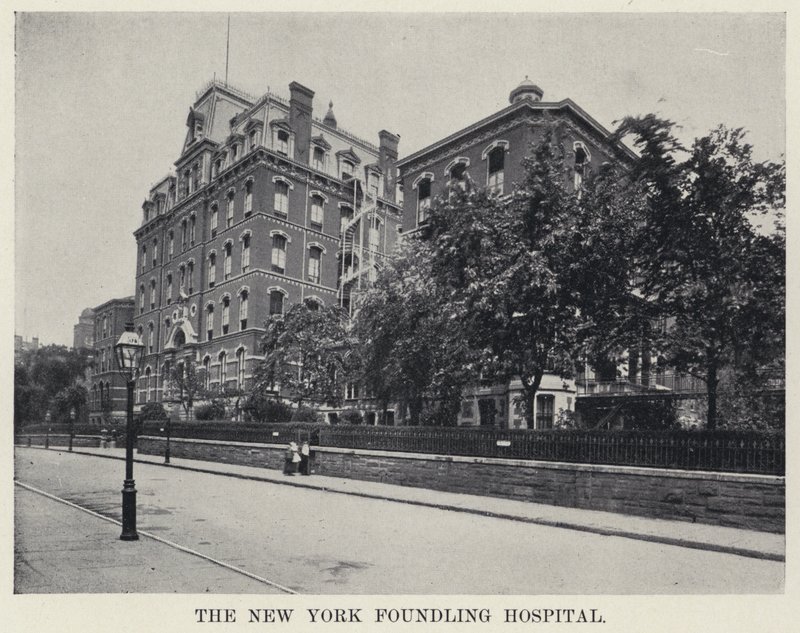 New York Foundling Hastanesi (s/b fotoğraf) by American Photographer