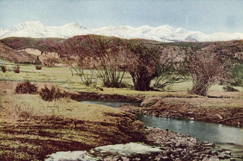 Karlı Sıradağ, Trinidad, Colorado yakınlarında (renkli fotoğraf) by American Photographer