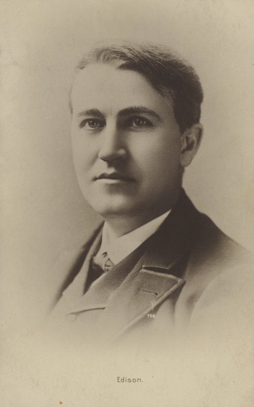 Thomas Edison (1847-1931), Amerikalı mucit by American Photographer
