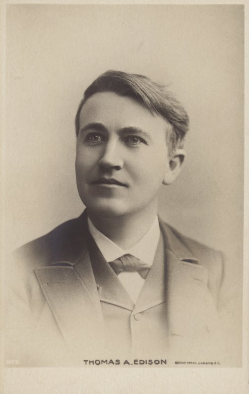 Thomas Edison (1847-1931), Amerikalı mucit by American Photographer