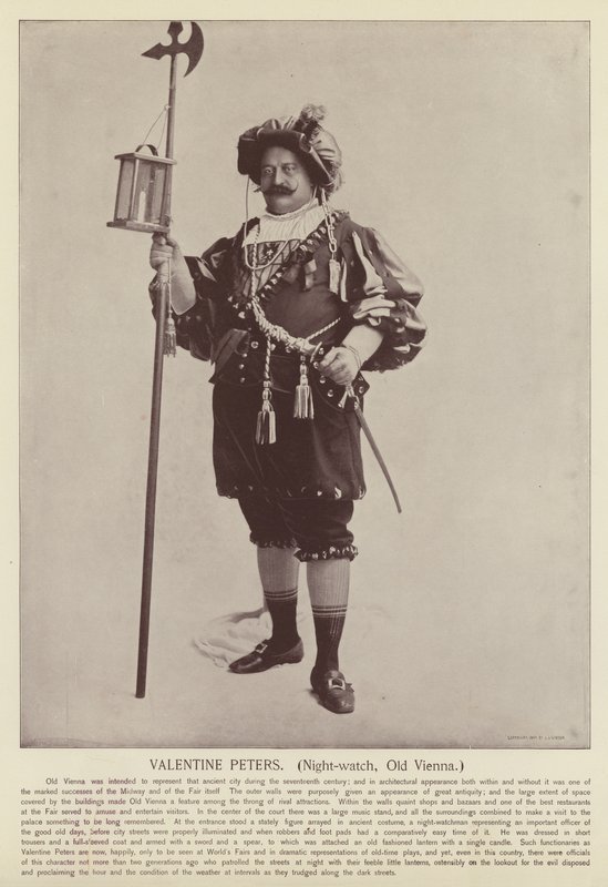 Valentine Peters, Gece Nöbeti, Eski Viyana by American Photographer