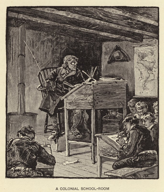 Kolonyal Bir Okul Odası (taşbaskı) by American School