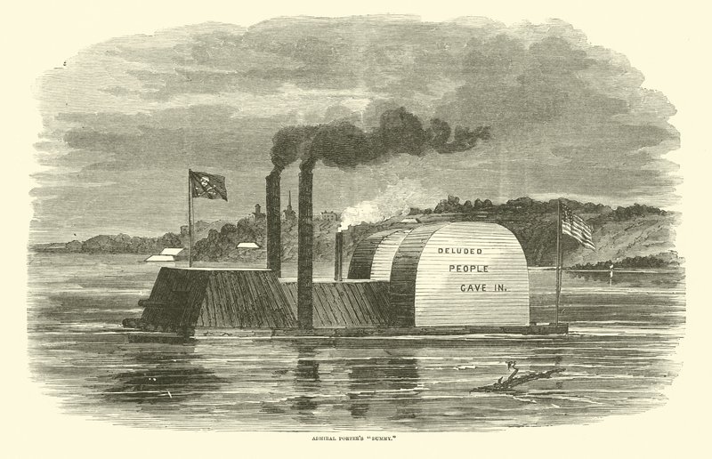 Amiral Porters Kukla, Şubat 1863 by American School