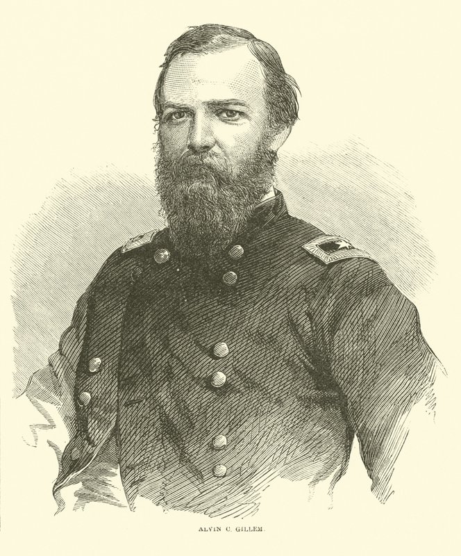 Alvin C Gillem, Nisan 1865 by American School