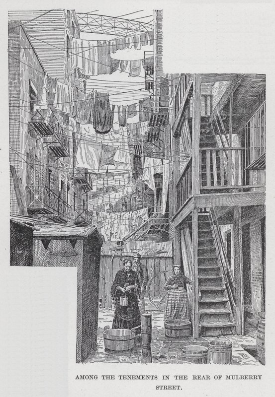 Dut Sokağının Arkasındaki Apartmanlar Arasında (litho) by American School