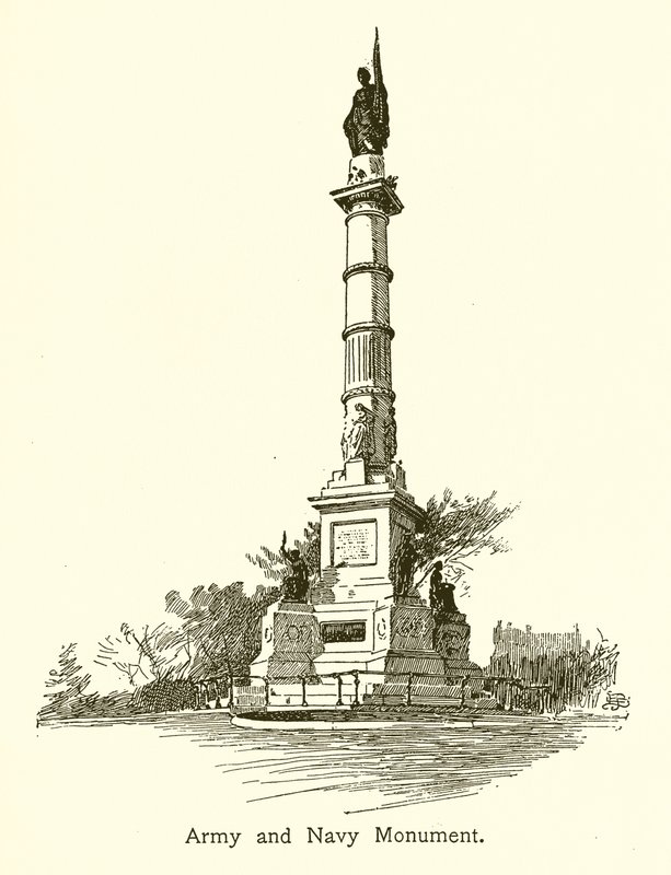 Ordu ve Donanma Anıtı, Boston Common by American School