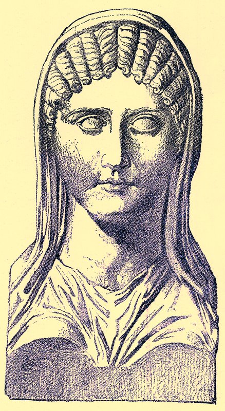 Aspasia, Victor Duruy tarafından Yunanistan Tarihinden bir çizim, 1890