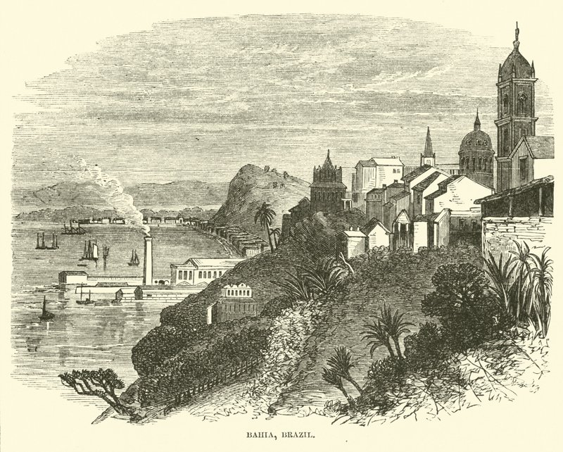 Bahia, Brezilya, Temmuz 1862 by American School