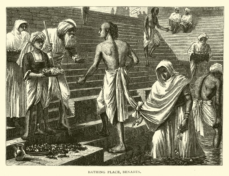 Yıkanma yeri, Benares by American School